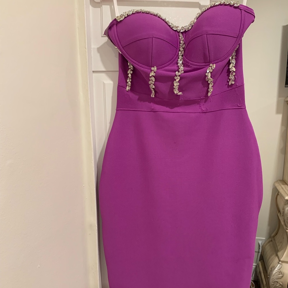 Perfect for any occasion purple dress size Large